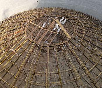 浅圆仓穹顶支架